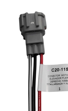 1220115 CONECTOR 3 TERMINALES MACHO MOTOR ELEVADOR PUERTA DERECHA NISSA, TITAN,ARMADA Y INFINITI 2004-2015 20115 en internet