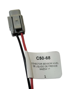 125068 CONECTOR 2 TERMINALES SENSOR NIVEL DE LIQUIDO DE FRENOS MAZDA 2017 5068 - AUTOPARTES ELECTRICAS RAGA