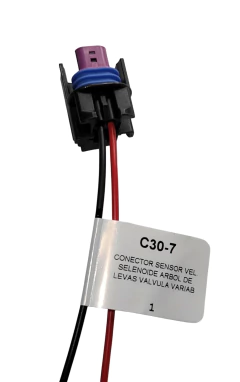 12307 CONECTOR 2 TERMINAL SENSOR VELOCIDAD CHEVROLET SOLENBOIDE ARBOL LEVAS VALVULA 307 - AUTOPARTES ELECTRICAS RAGA