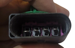 4011603 CONECTOR 4 TERMINALES SENSOR DE OXIGENO VW GOLF JETTA (CONTRA) MACHO ADM259 4011603 - AUTOPARTES ELECTRICAS RAGA