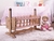 Berço Rocco Para Bonecas Até 60 CM Compatível Com Bebe Reborn R - DARAMA