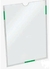 Display porta folha acrílico A4 parede VERTICAL