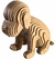 Quebra cabeça 3d cachorro decoração ornamento enfeite na internet