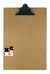 5 PRANCHETA MDF MADEIRA OFICIO A4 PORTÁTIL GARRA PLASTI 5031