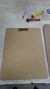 PRANCHETA PORTATIL MDF 45 X 33 CM, COM PRENDEDOR METALICO
