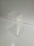 Urna acrílica 20 Cm Base E 12 Cm Topo Altura: 30 Cm