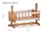 Berço Rocco Para Bonecas Até 60 CM Compatível Com Bebe Reborn B - DARAMA - Industria Fenix