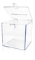 Urna Acrílico Sorteio Caixa Sugestões Cubo 10 Cm X 10 Cm na internet