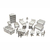 Kit Casa Bonecas Com 20 Moveis LOL POLLY LILY CREM - DARAMA - Industria Fenix