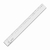 Régua Reta Acrílica 30 cm Transparente Desenho Técnico Fenix - comprar online