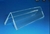 Display porta folha acrílico em "V" invertido (prisma). Dimensões aproximadas 300 x 100 x 2mm Conforme referência do A