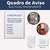 2 Display Parede Quadro Avisos Porta Folha A5 Acrílico horiz - Industria Fenix