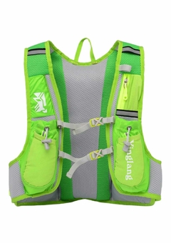 Mochila Chaleco con Bolsa de Hidratación 15L Trekking Running Trail Verde en internet