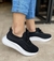 Tênis Conforto Knit Via Marte preto - comprar online