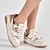 tênis casual bege - marrom Via Marte - Pulo da Gata Shoes | Calçados Femininos