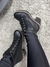 Bota coturno Via Marte salto tratorado preta - Pulo da Gata Shoes | Calçados Femininos