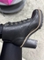 Bota coturno Via Marte salto tratorado preta na internet