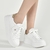 Tênis Casual Via Marte Branco Pontos Dourados - comprar online