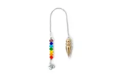 Péndulo de bronce 7 Chakras