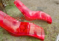 reposera de fibra de vidrio solarium playa humeda colores ENVIO A CARGO DEL COMPRADOR - comprar online