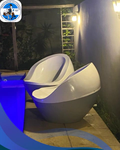 sillon palta de fibra de vidrio y resinas nauticas. exterior, interior, solarium. patio, terraza, jardin, galeria. - comprar online