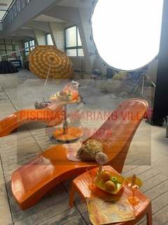 reposera de fibra de vidrio solarium playa humeda colores ENVIO A CARGO DEL COMPRADOR - comprar online