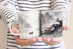 Cuatro Tazas Colección Japón - 3,14 Sublimados