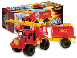 SET DE BOMBERO, CAMION Y TANQUE. DURAVIT
