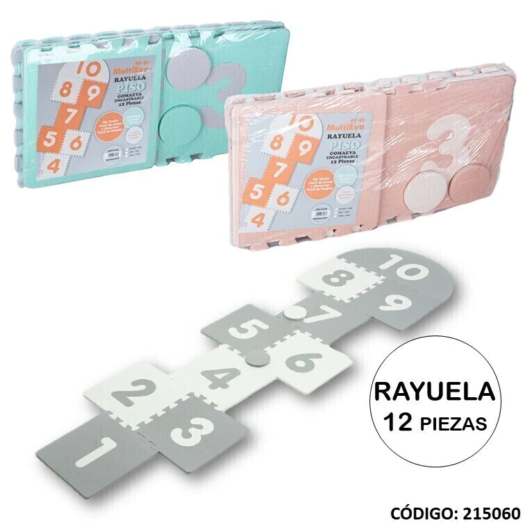 PISO RAYUELA DE GOMA EVA.