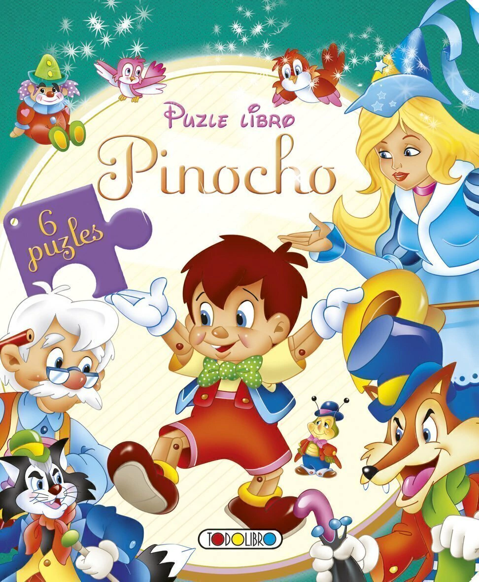 PINOCHO - LIBRO CON ROMPECABEZAS