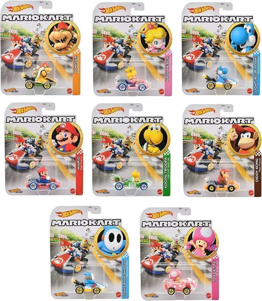 VEHICULO HOT WHEELS MARIO KART 1:64