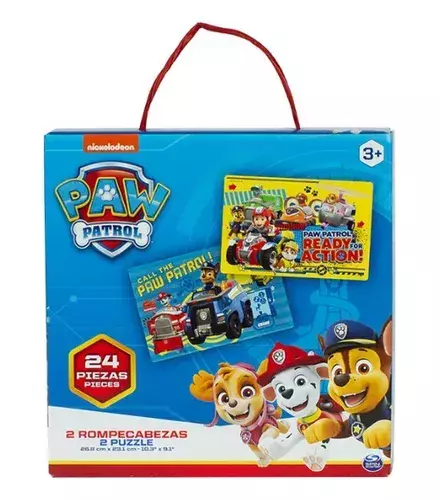 PAW PATROL 24 PIEZAS ROMPECABEZAS X2
