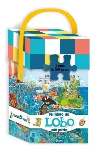 MI LIBRO DE LOBO CON PUZZLE DE 54 PIEZAS