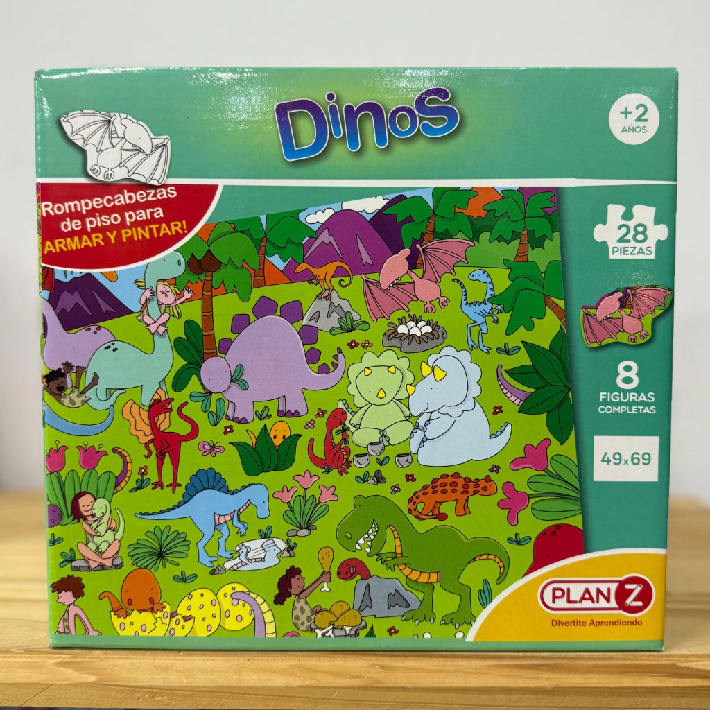 DINOSAURIOS - PLAN Z PUZZLE DE PISO 28 PIEZAS