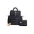 MOCHILA MATERNITY BABY WORLD BLACK