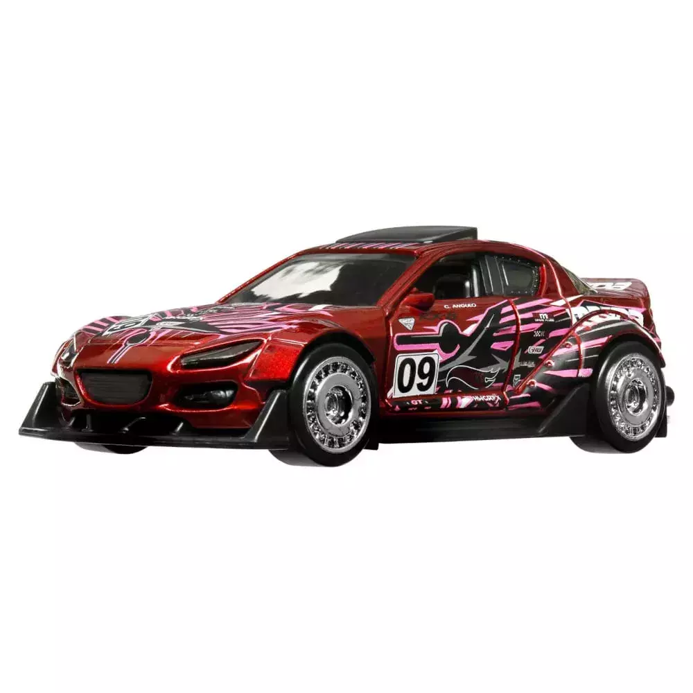 HOT WHEELS PULL-BACK 2004 MAZDA RX8 CUSTOM