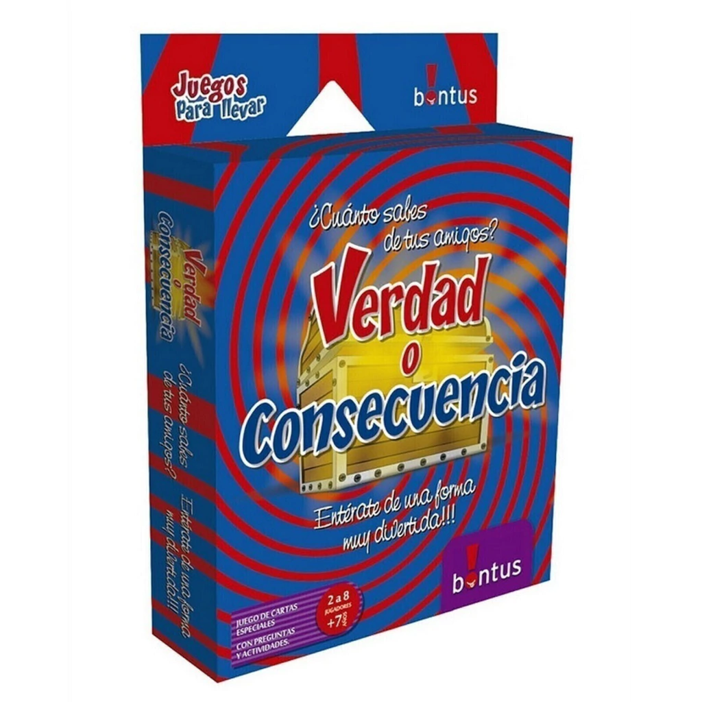 JUEGO DE CARTAS BONTUS - VERDAD O CONSECUENCIA