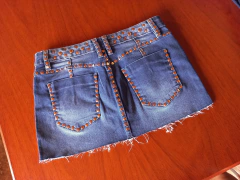 mini denim silver customizada - comprar online