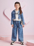 Jaqueta Jeans Strass de Coração Momi
