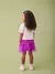 Saia em Tule Borboletas Momi - Caramello Moda Infantil e Adolescente