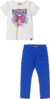 Conjunto Legging Azul Bic e Blusa Happier Momi
