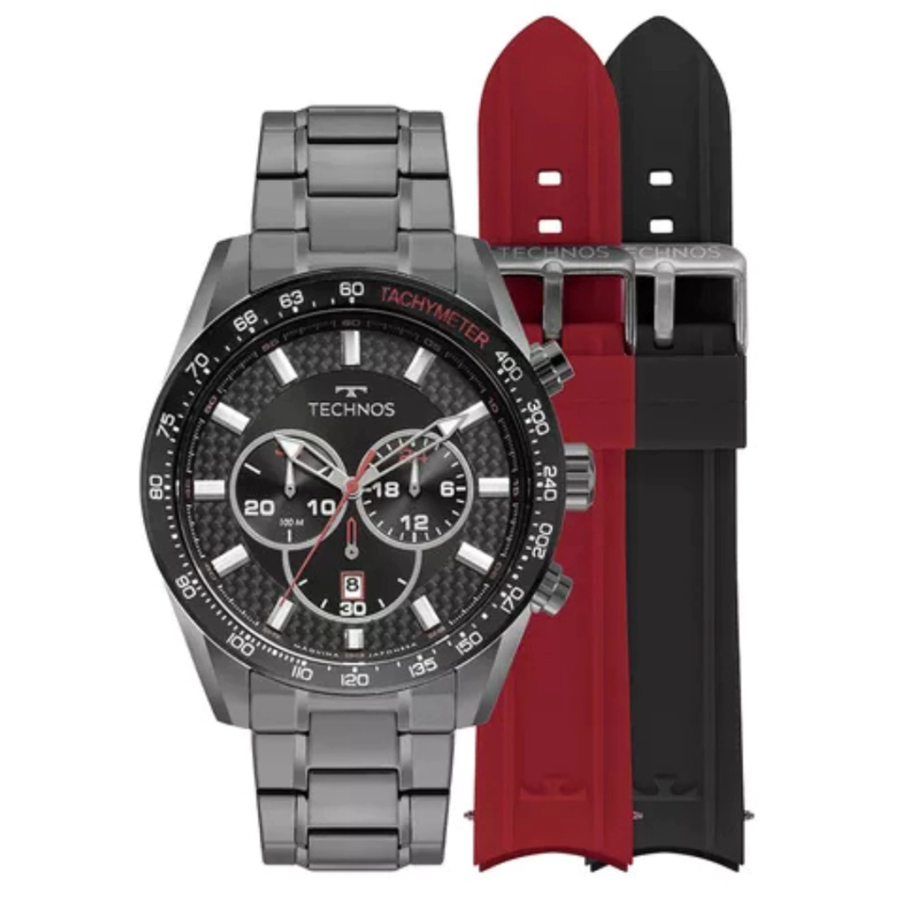 Relógio Technos Masculino Ts Carbon Grafite - Js25bbs/t1a