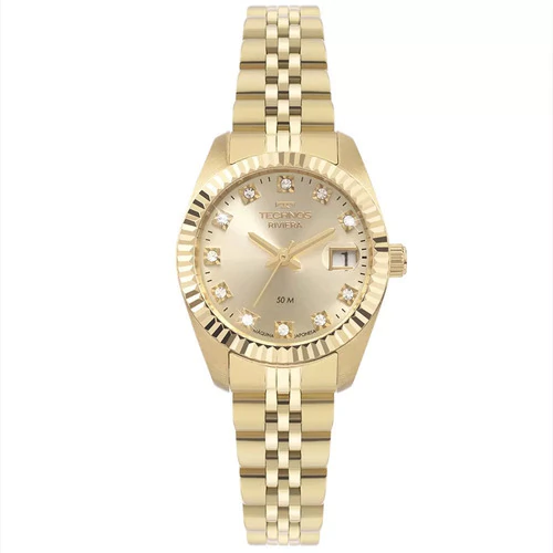 Relógio Technos Feminino Riviera Dourado - 2015cel/1x