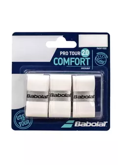 Cubre Grip Babolat Pro Tour 2.0 x3 Blanco - comprar online