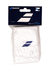 Muñequera Babolat Play Jumbo blanca en su empaque original, ideal para tenis y otros deportes.