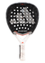 Paleta de pádel Adidas Metalbone Carbon 3.4 2025 con diseño moderno en negro y blanco.