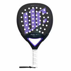 Paleta de pádel Urich Fusion Hard V - 25 con diseño moderno y perforaciones, ideal para jugadores avanzados.