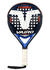 Paleta de pádel Vairo Grapheno Turbo Confort 9.1 con diseño en negro y azul.