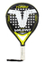 Paleta de pádel Vairo Grapheno Turbo Speed 9.1, diseño profesional en negro, blanco y amarillo, con logo destacado y grip blanco.