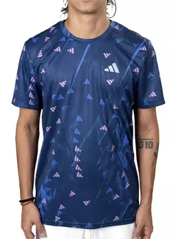 Remera Adidas Run It Hombre Estampada